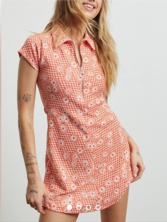 Urban Outfitters Dresses & Skirts - ❤️ NWOT! URBAN OUTFITTERS ARLO ZIP FRONT MINI DRESS, LARGE